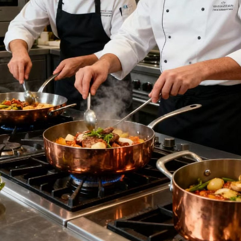 Tri-ply Copper Cooking Pot