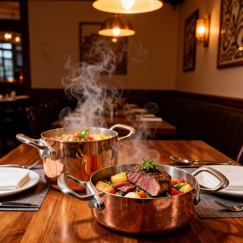 Tri-ply Copper Cooking Pot