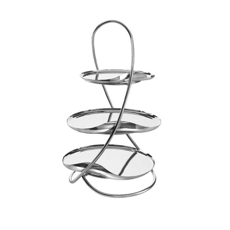 Heart-Shaped Plate Three-Tier Dessert Stand