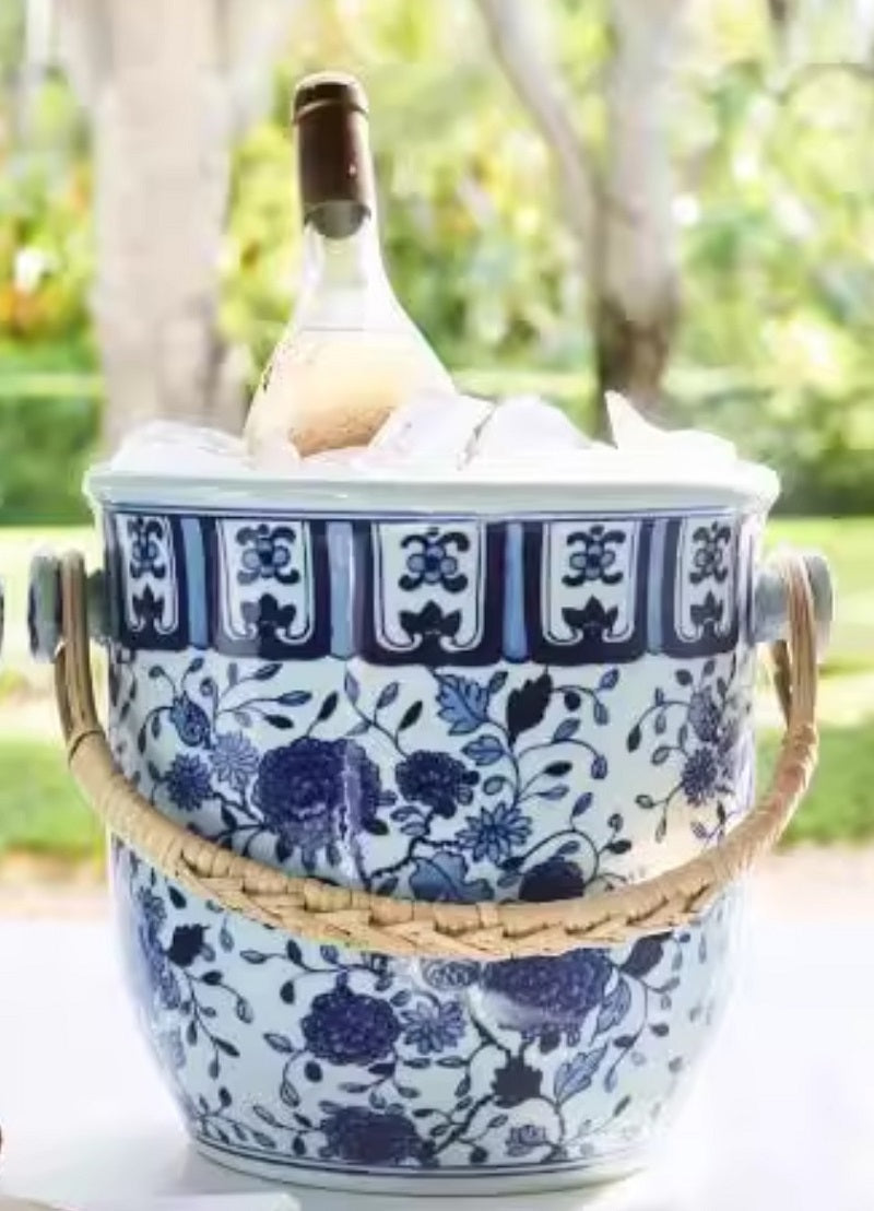 Porcelain ice bucket