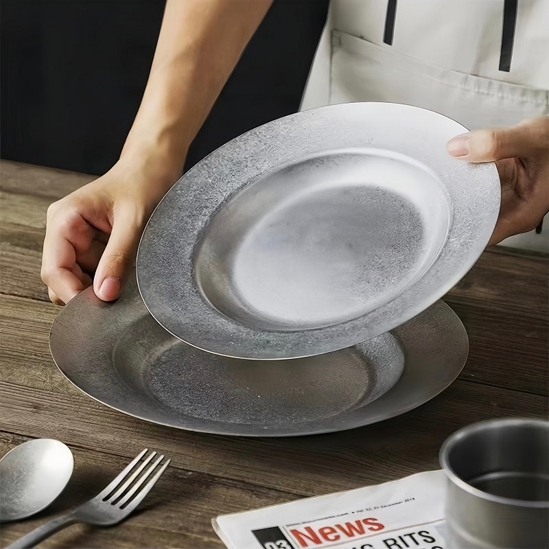 Vintage 304 Stainless Steel Sombrero Plate